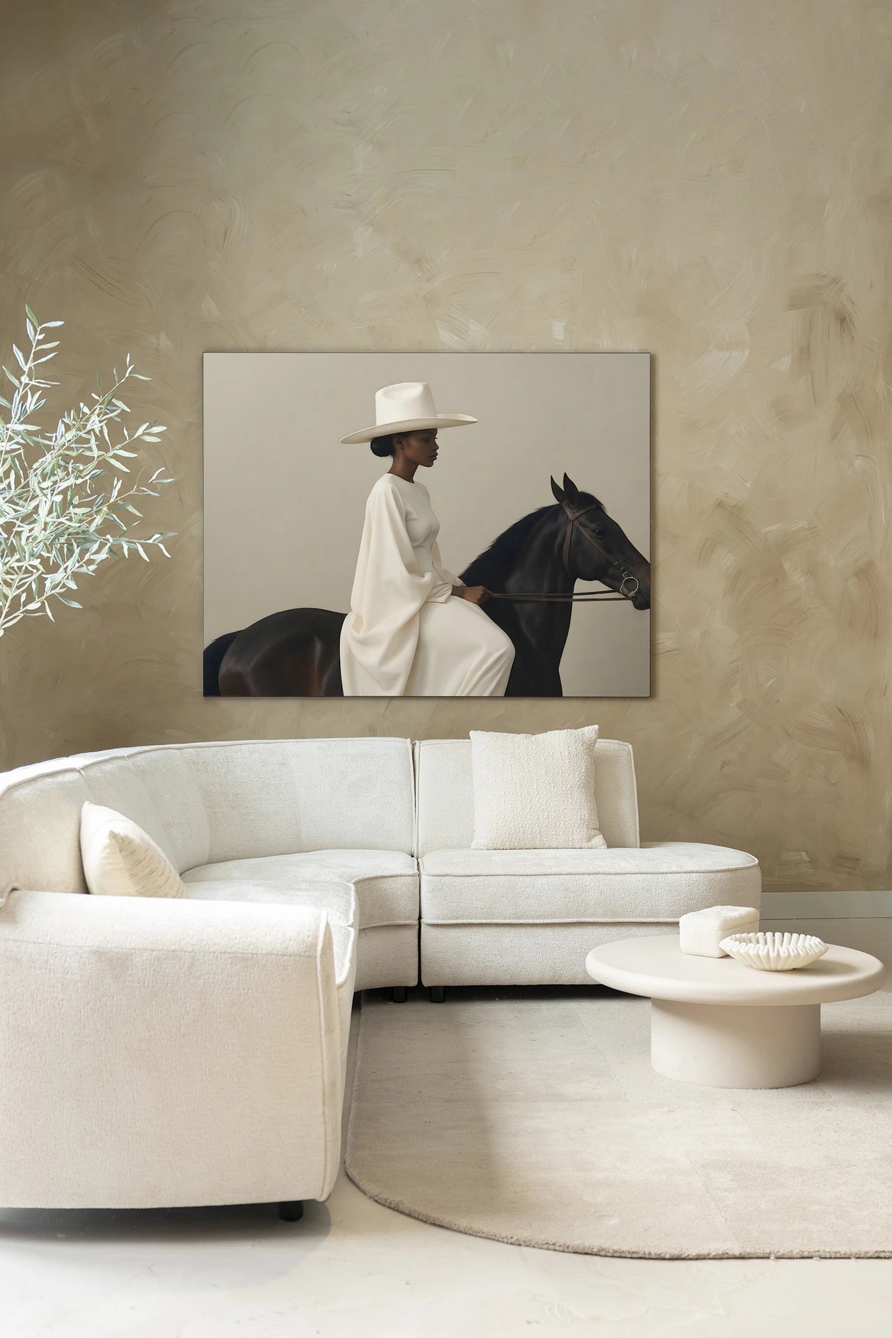 Wandbild Beige Rider