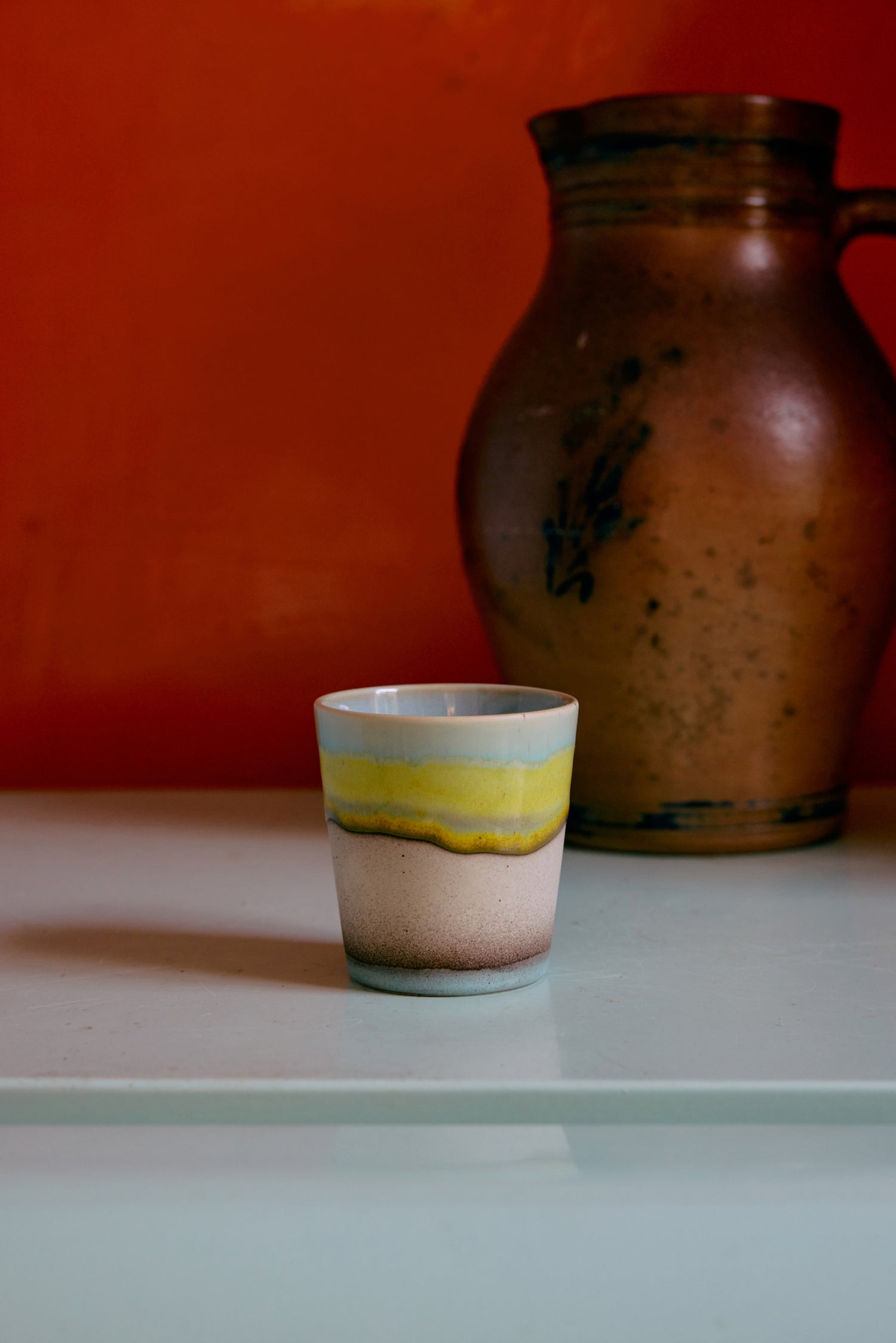 70´s Ceramics: Tasse Pop Art, Set von 4, 230ml
