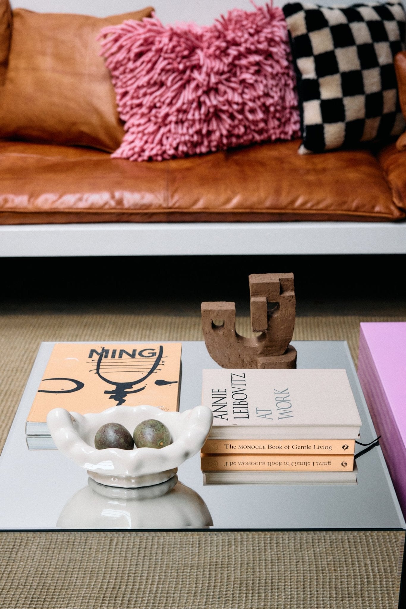 Mirror block table clear L von HKliving