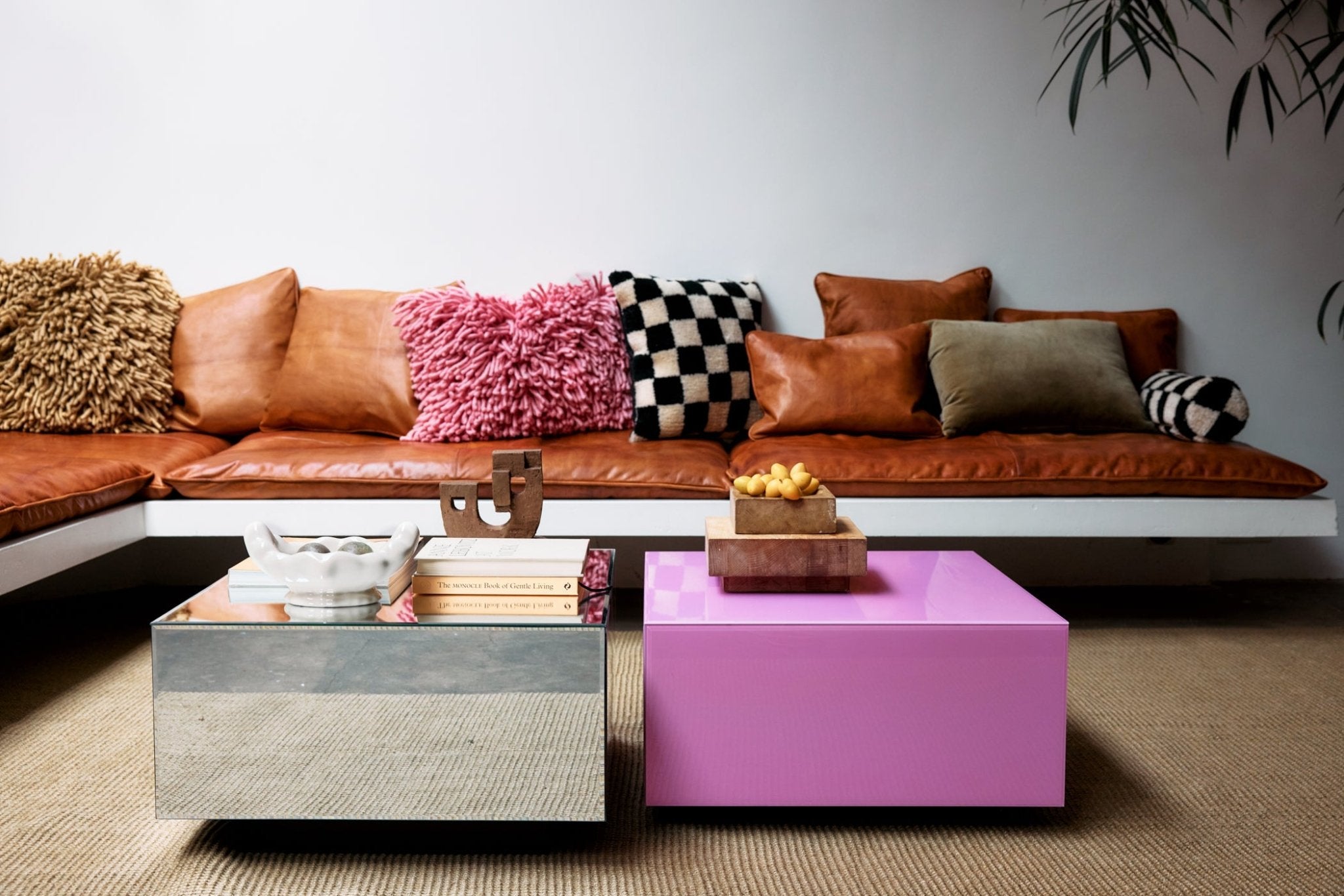 Mirror block table clear L von HKliving