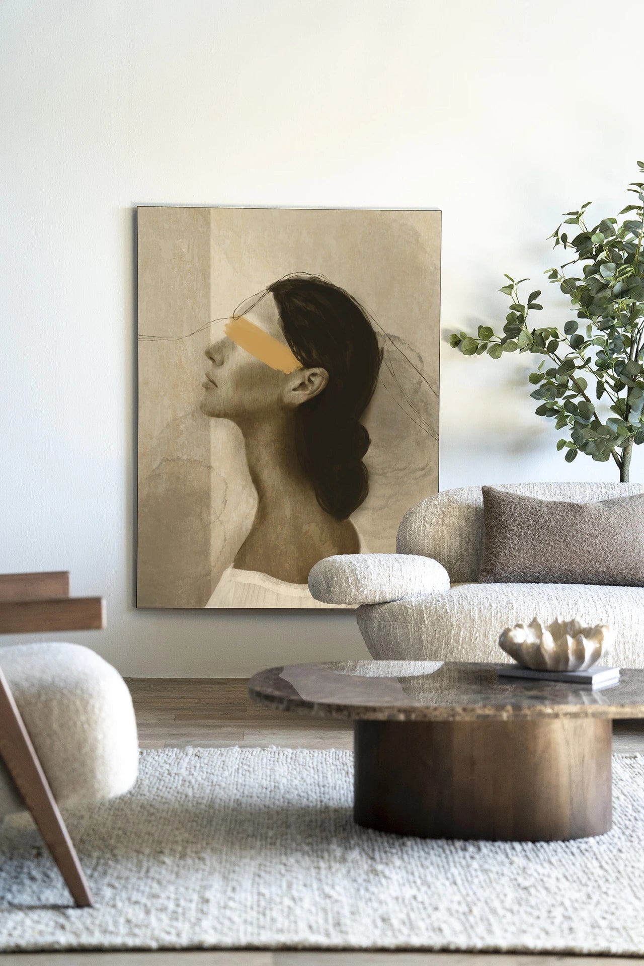 Wandbild She thinks of you