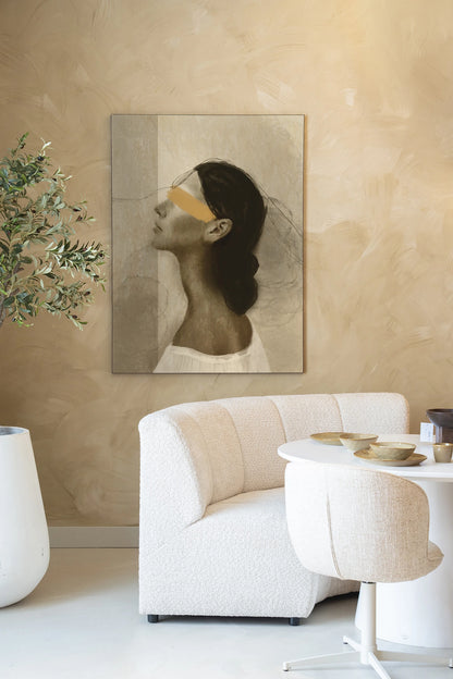 Wandbild She thinks of you