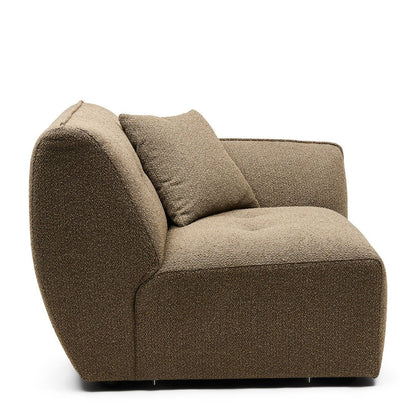 Sofa Lugano Peluche Bouclé Classic Brown von Rivièra Maison