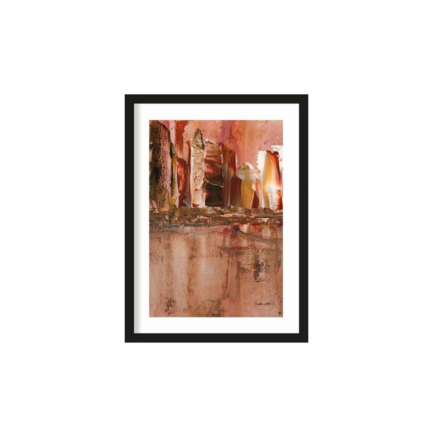 Poster Skyline, inkl. Rahmen