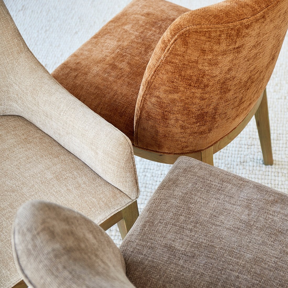 Riviera Maison Esszimmerstuhl Whistler – ohne Armlehnen Natural Linen