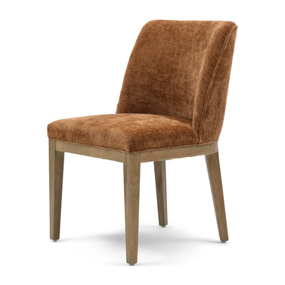 Riviera Maison Esszimmerstuhl Whistler – ohne Armlehnen Maroon Brown von Rivièra Maison