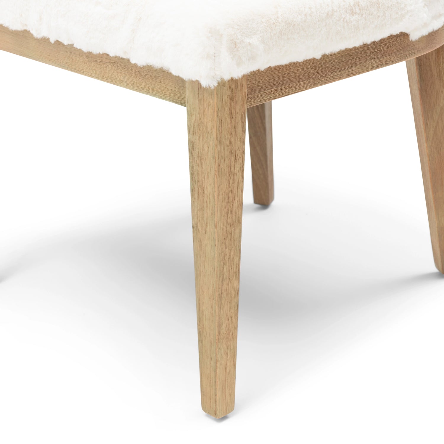 Riviera Maison Esszimmerstuhl Whistler – ohne Armlehnen DC Faux Fur Snow von Rivièra Maison