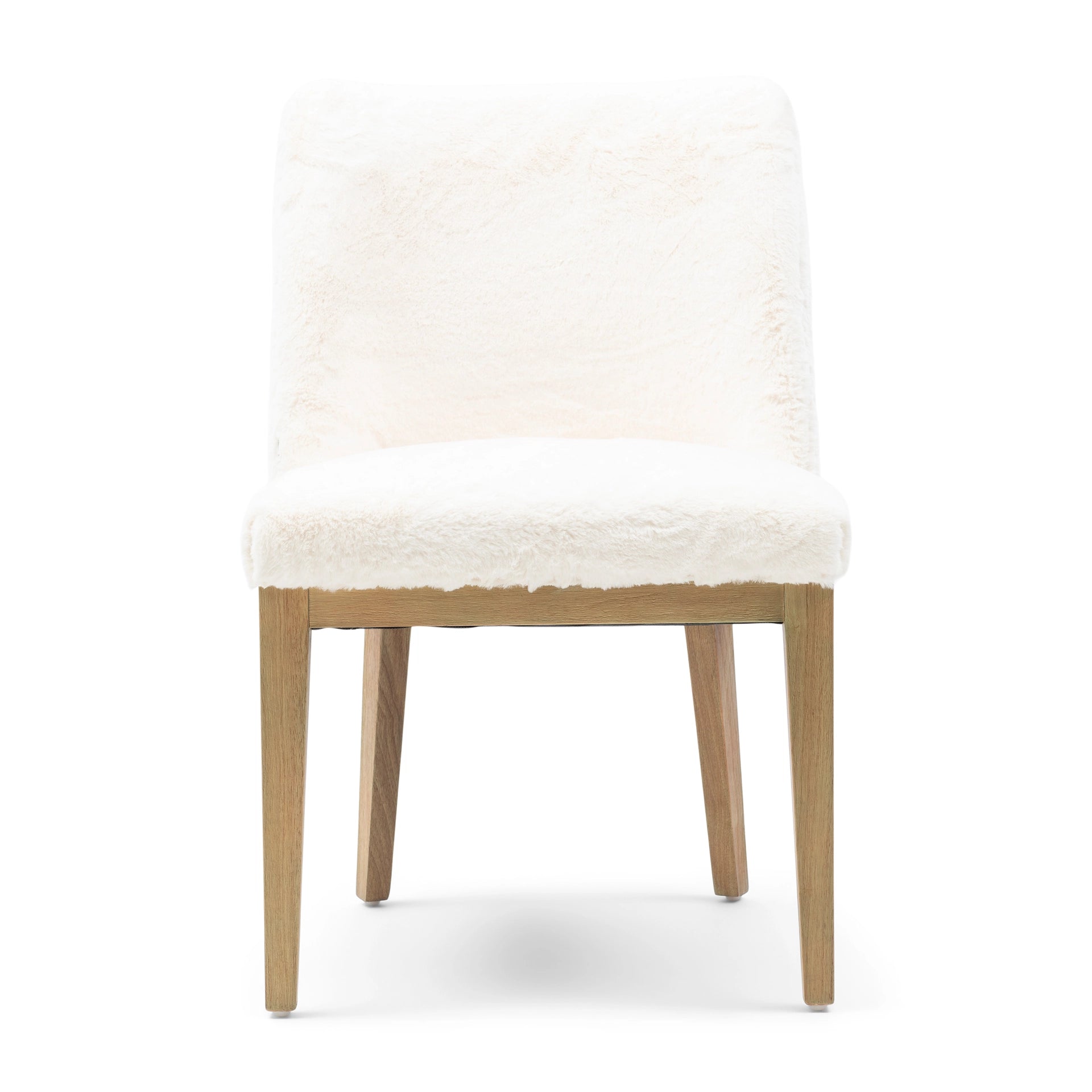 Riviera Maison Esszimmerstuhl Whistler – ohne Armlehnen DC Faux Fur Snow von Rivièra Maison