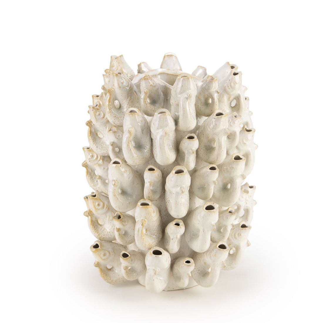 Vase Borja, weiß
