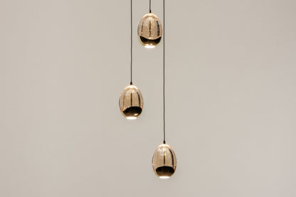 Pendelleuchte Golden 3er