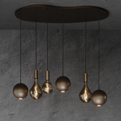 4510 - Gerace Pendelleuchte organisch klein