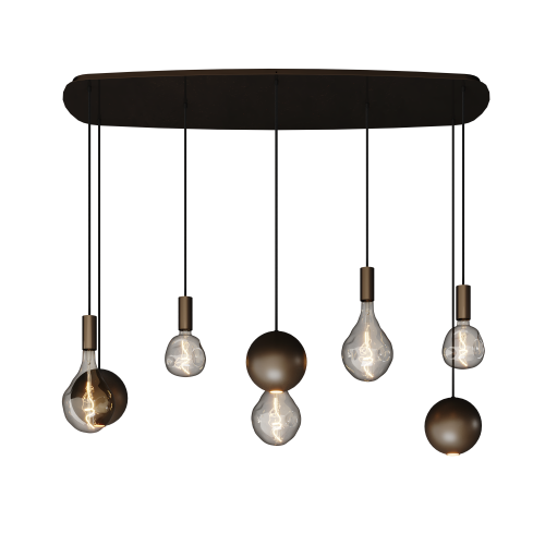 4520 - Gerace Pendelleuchte Dänisch oval groß