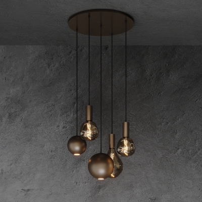 4580 - Gerace Hängeleuchte Ø50cm - 5 Lichter
