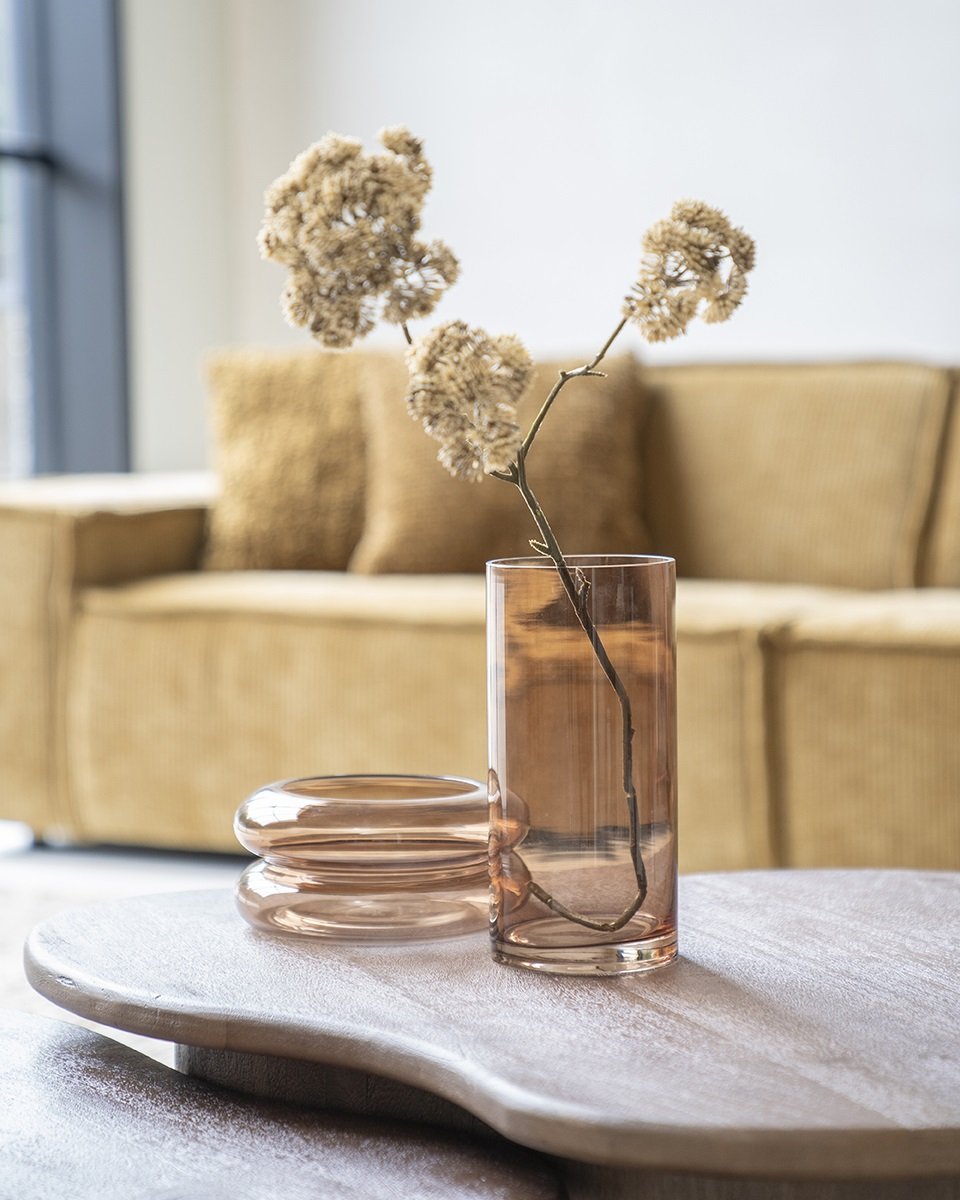 Vase Chunky, braun