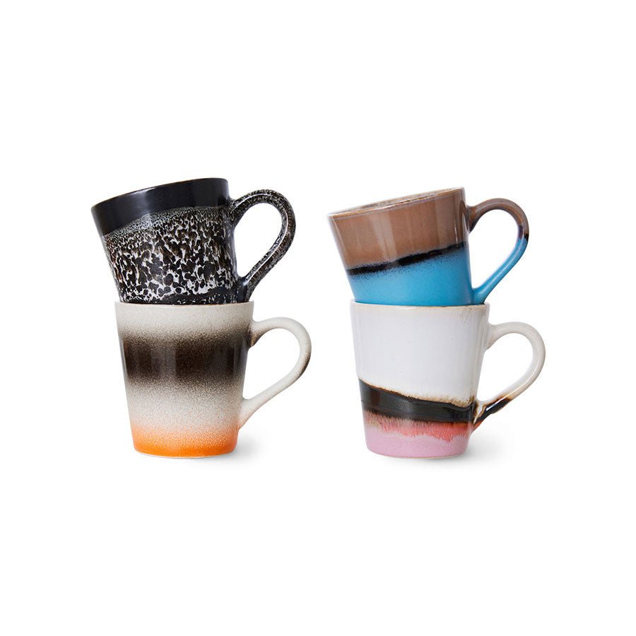 4er-Set Espressotassen Funky - HKliving