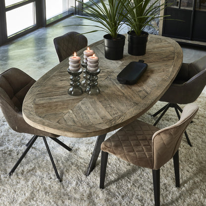 Esstisch Falcon Crest Elliptic DT 230x105 von Rivièra Maison