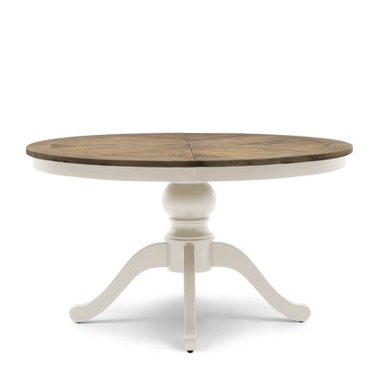 Le Marais Dining Table Ext. D190/140x140, White von Rivièra Maison