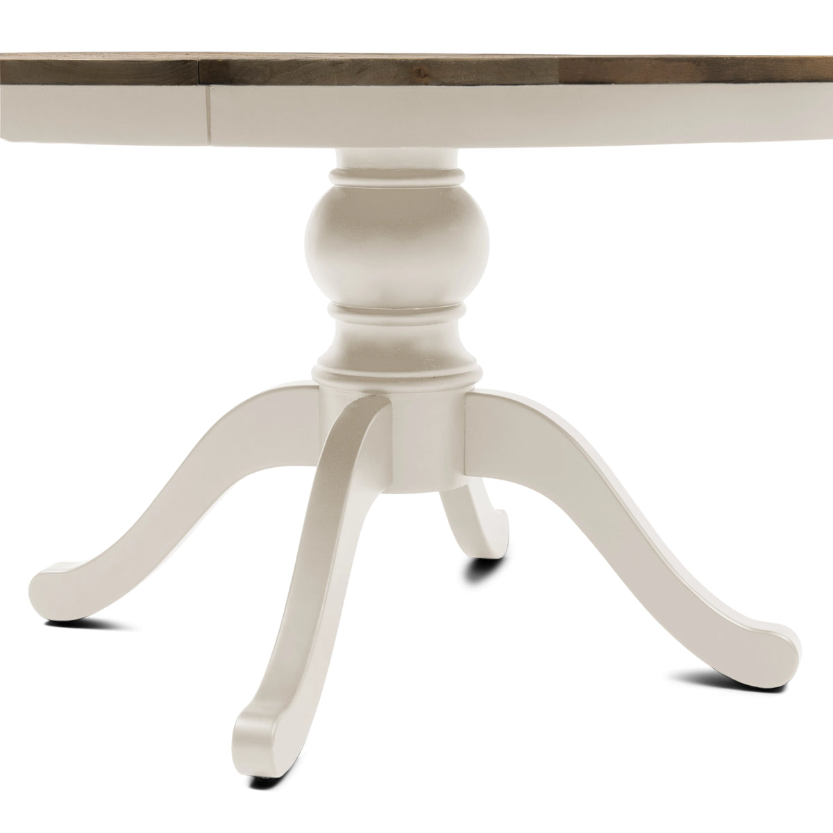 Le Marais Dining Table Ext. D190/140x140, White von Rivièra Maison