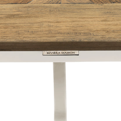 Le Marais Dining Table Ext. D190/140x140, White von Rivièra Maison