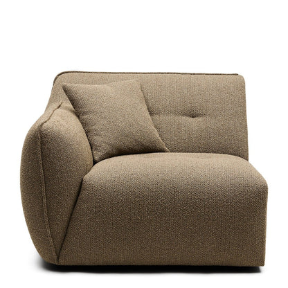 Sofa Lugano Peluche Bouclé Classic Brown von Rivièra Maison