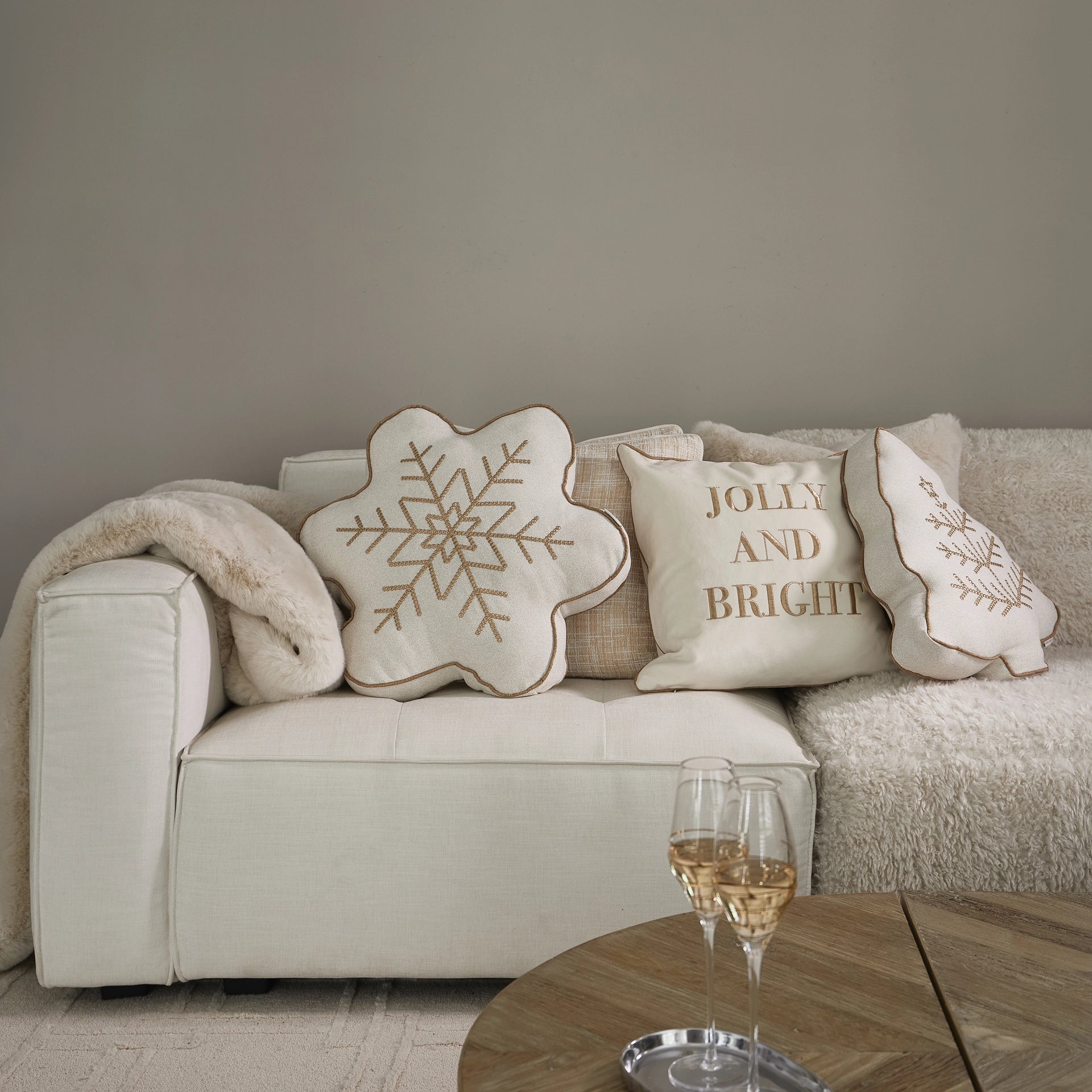 Heather Faux Fur Throw 180x130cm von Rivièra Maison