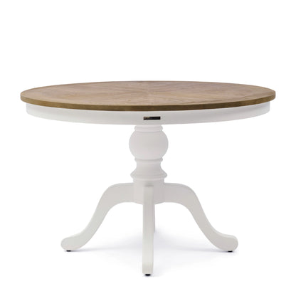 Le Marais Dining Table D120, White von Rivièra Maison