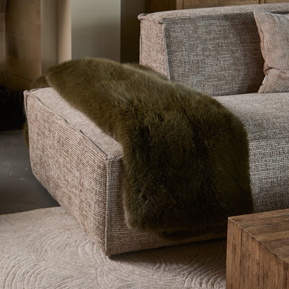 Bromont Faux Fur Throw 180x130cm von Rivièra Maison
