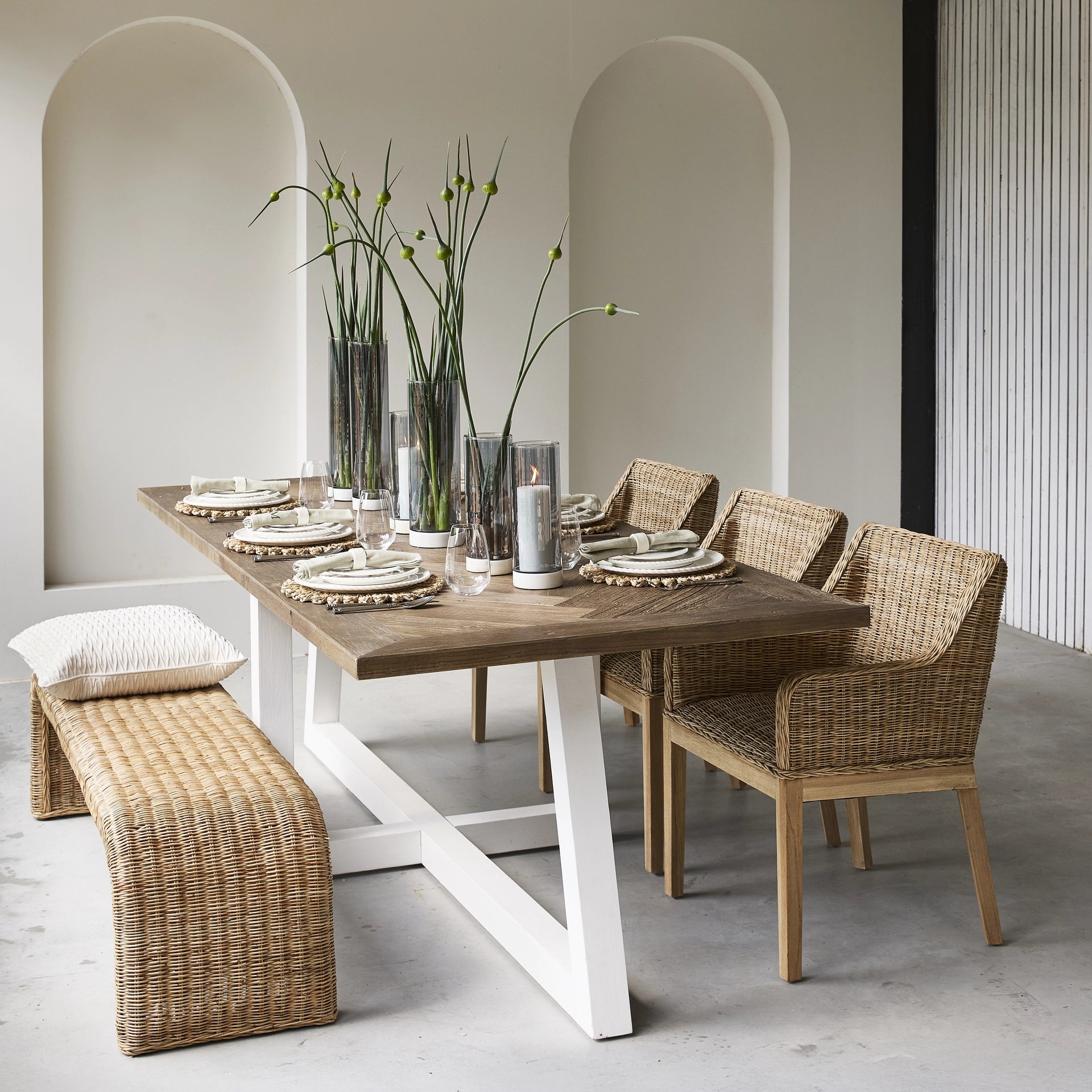 Flores Dining Table 280x100 von Rivièra Maison