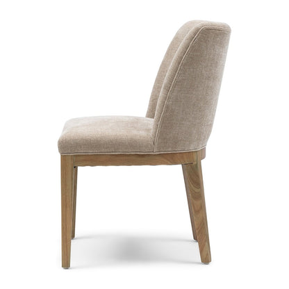 Riviera Maison Esszimmerstuhl Whistler – ohne Armlehnen Natural Linen
