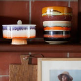 70er Jahre Keramik: Bonbinschale, Mauve - My Dutch Living Room GmbH