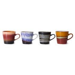 70s ceramics: americano mugs, friction (set of 4 - HKliving