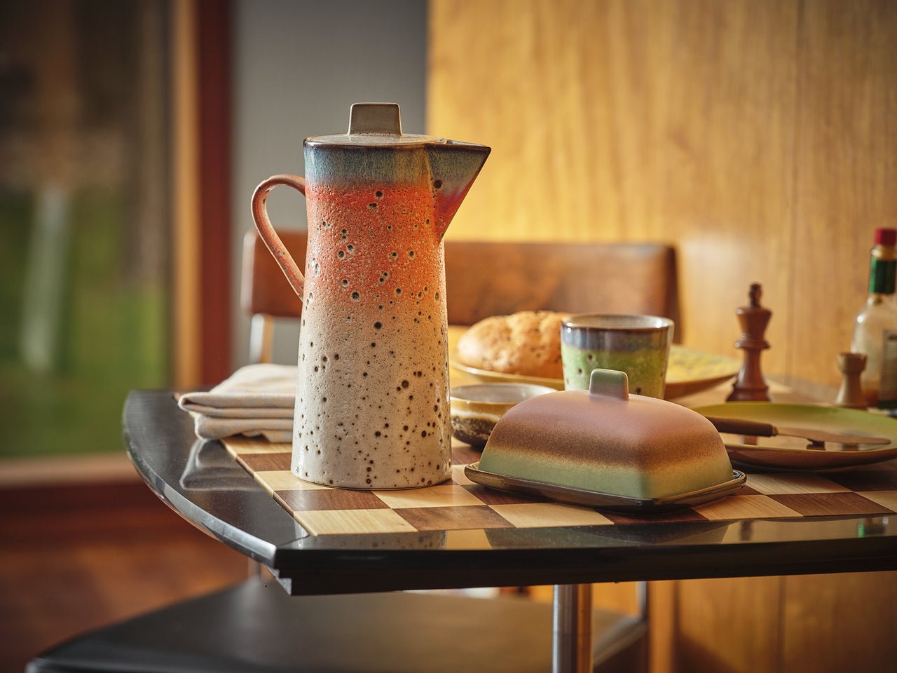 Keramik der 70er Jahre Butterdose, Mercury - HKliving