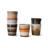 70s ceramics: Kaffeebecher, elements (set of 6) - HKliving