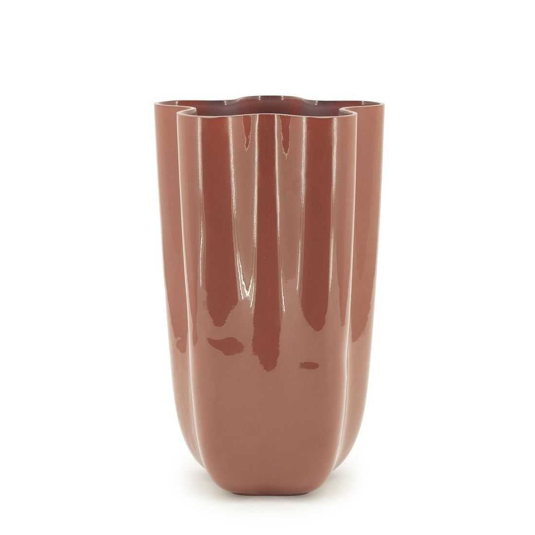 Vase Flori, Korallenrot