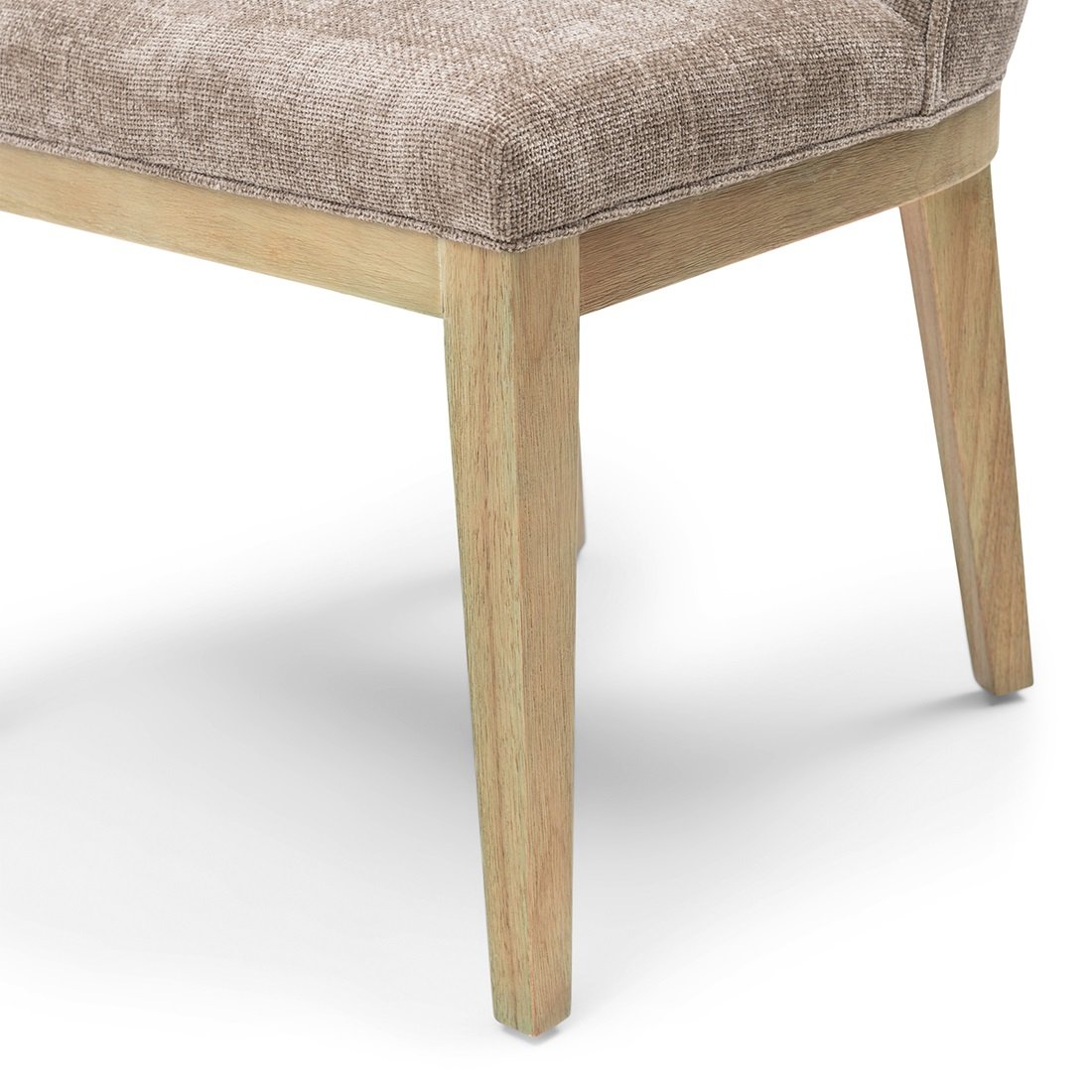 Riviera Maison Esszimmerstuhl Whistler – ohne Armlehnen Warm Mushroom