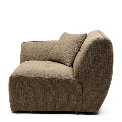 Sofa Lugano Peluche Bouclé Classic Brown von Rivièra Maison