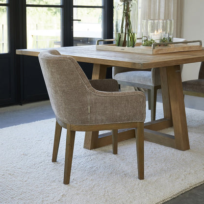 Riviera Maison Esszimmerstuhl Whistler – Armlehnenstuhl Warm Mushroom