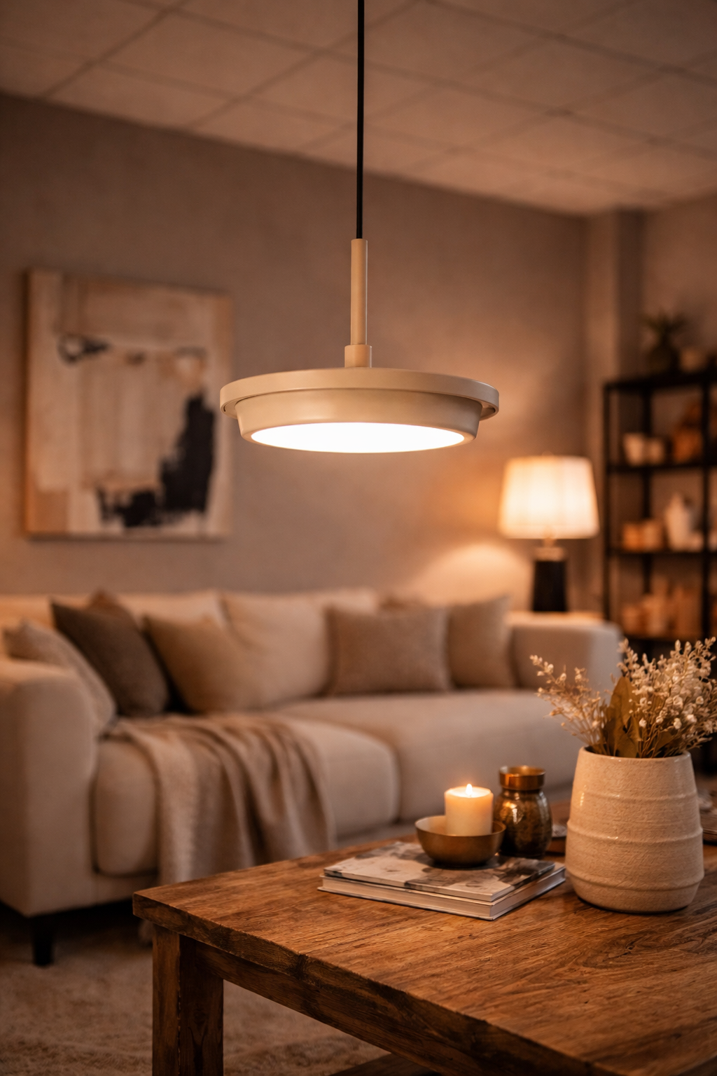 Pendelleuchte Des - Sand