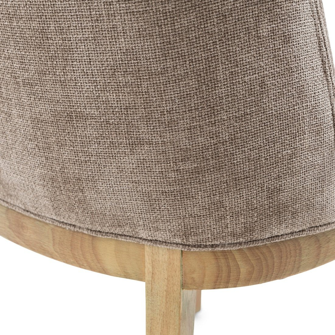 Riviera Maison Esszimmerstuhl Whistler – ohne Armlehnen Warm Mushroom