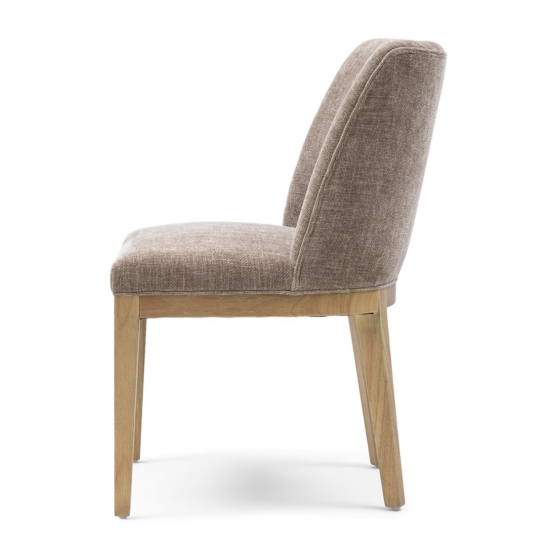 Riviera Maison Esszimmerstuhl Whistler – ohne Armlehnen Warm Mushroom