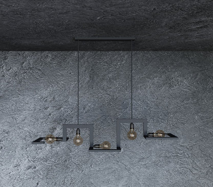 9510 - Tortona Pendelleuchte 5 Lichter