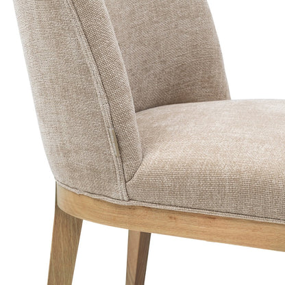 Riviera Maison Esszimmerstuhl Whistler – ohne Armlehnen Natural Linen