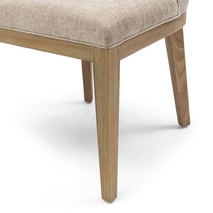 Riviera Maison Esszimmerstuhl Whistler – ohne Armlehnen Natural Linen