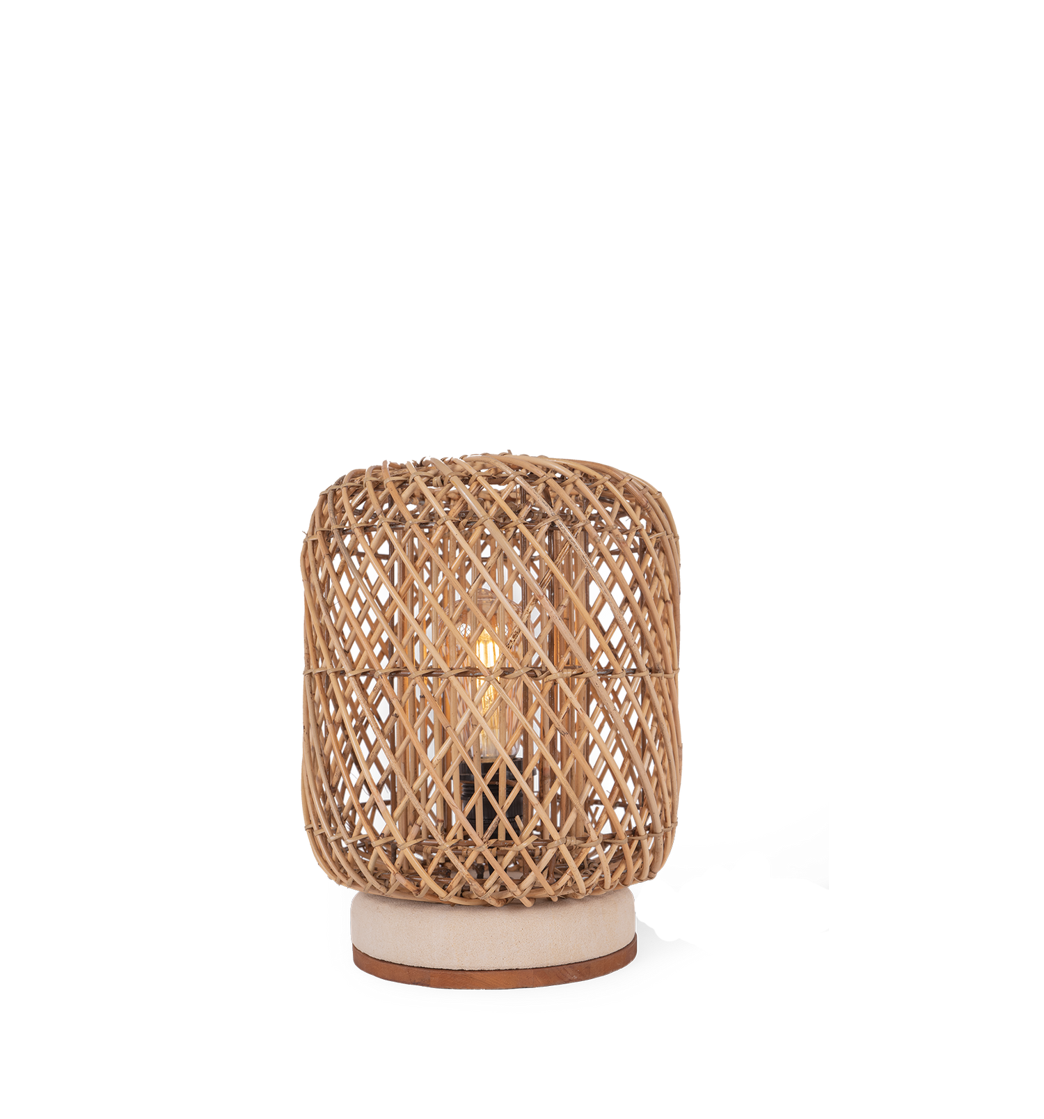 Palma Rattan Tischlampe