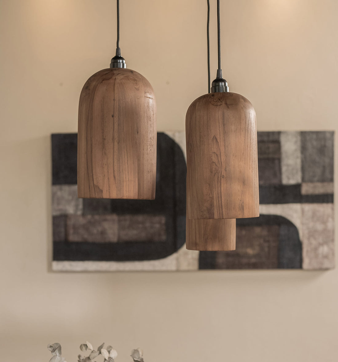 Bullet Wood Pendelleuchte