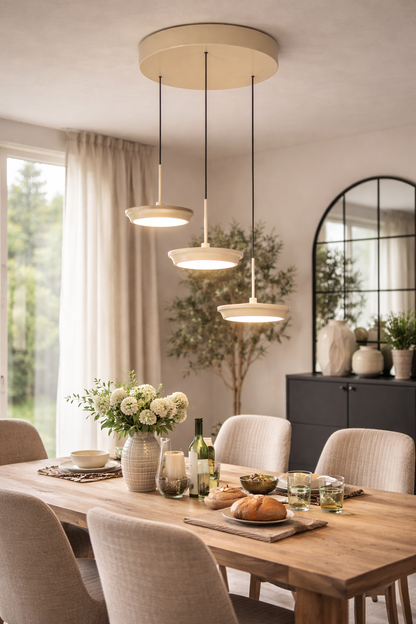 Pendelleuchte Des - Sand 3 Lichts