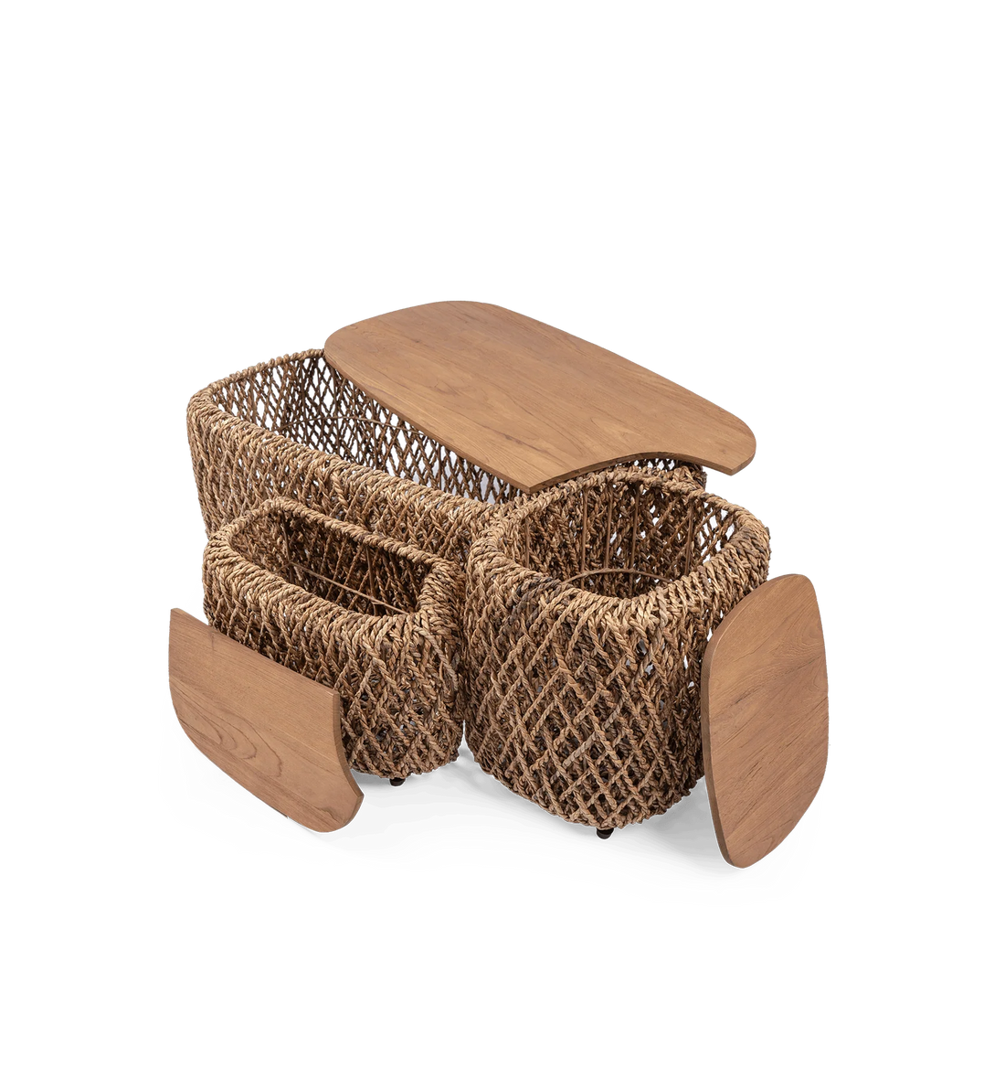 Couchtisch-Set Knut Square, 3er Set