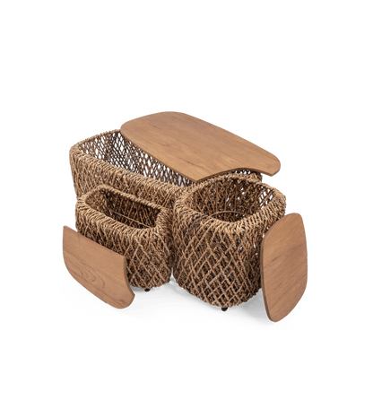Couchtisch-Set Knut Square, 3er Set