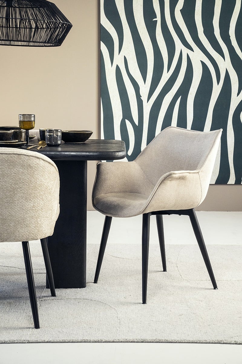 Stuhl Sandy beige Houston - Eleonora