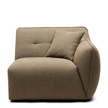 Sofa Lugano Peluche Bouclé Classic Brown von Rivièra Maison
